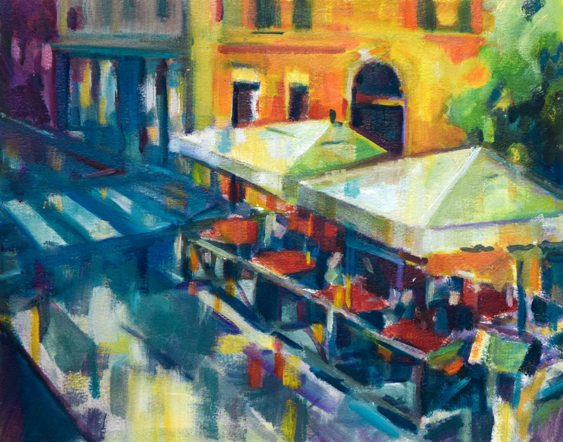 From our window, Rome by Molly Preston
